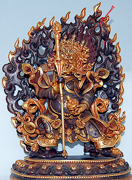 Ref #1395 Tibetan Gilt Bronze Sculpture from our Tibet Art web catalogue